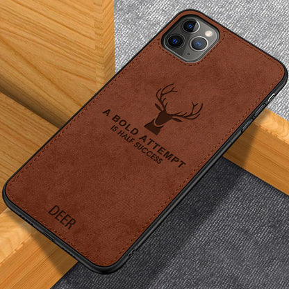 iPhone 11 Pro Max Deer Pattern Inspirational Soft Case