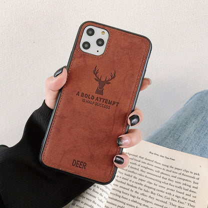 Deer Pattern Inspirational Soft Case - iPhone