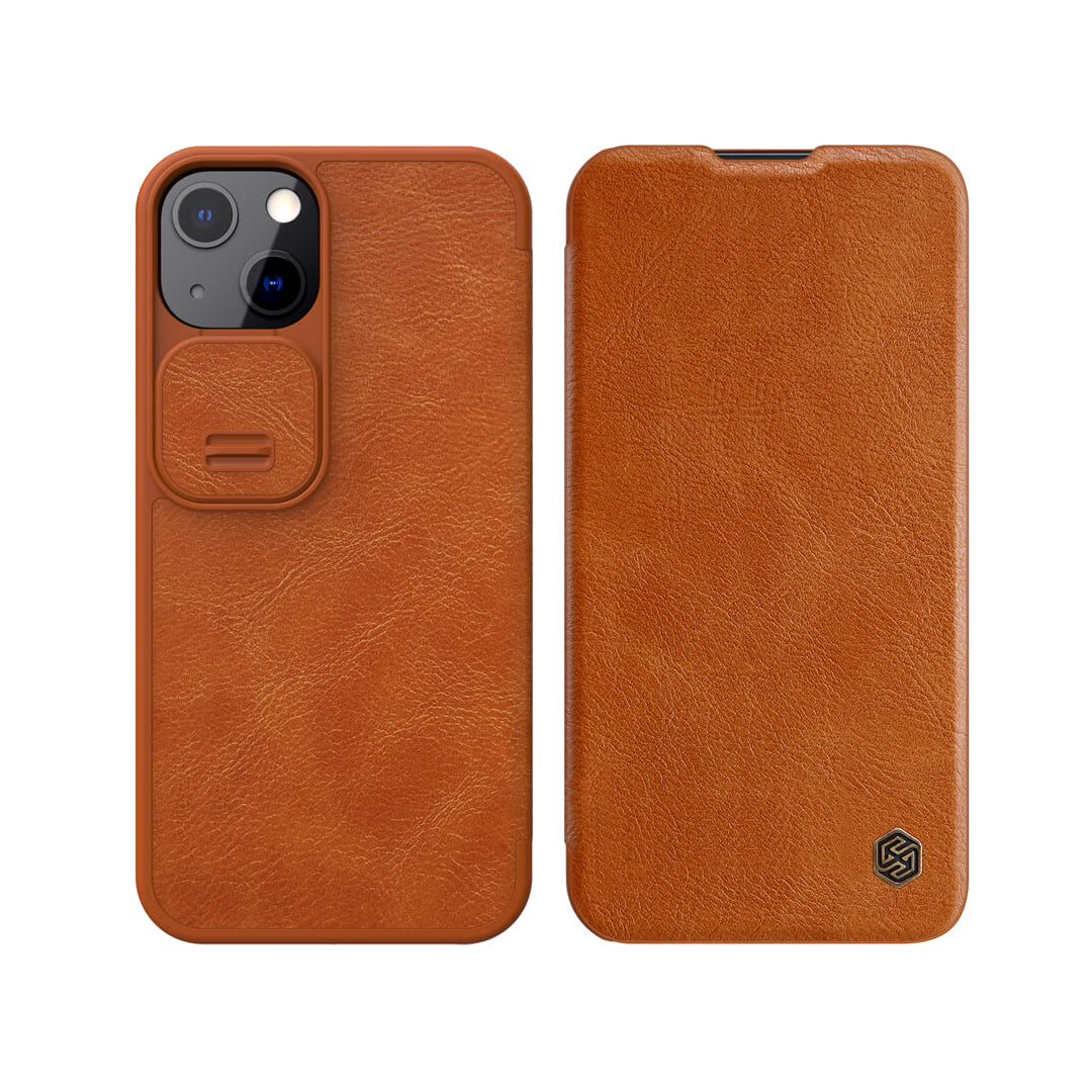 Camera Protection Qin Leather Flip Case