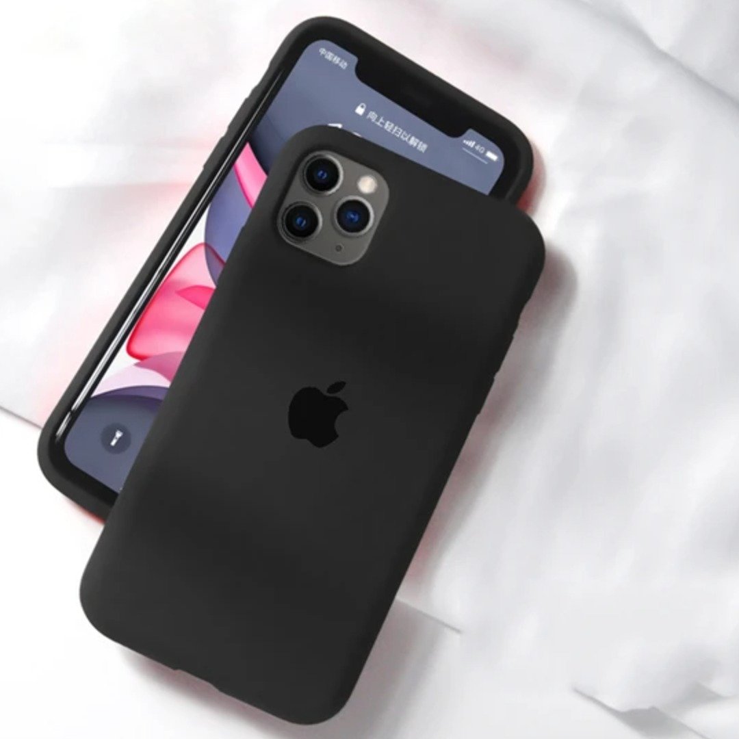 iPhone Series Liquid Silicone Logo Case