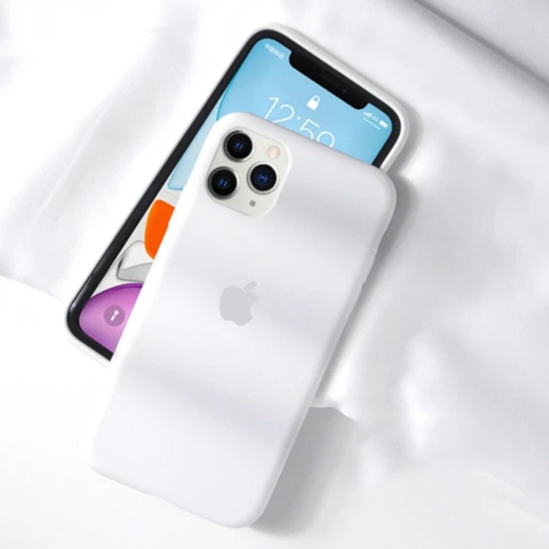 iPhone Series Liquid Silicone Logo Case