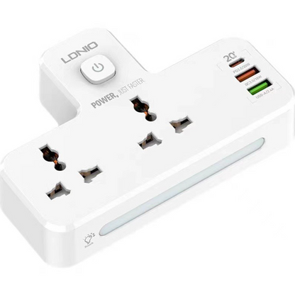 LDNIO - Universal Power Socket With Night Lamp