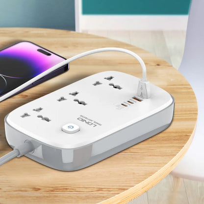 LDNIO Fast Power Socket Hub with USB-C