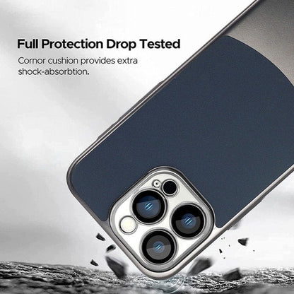 iPhone 15 Series Premium Titanium Paint Dual Tone Case