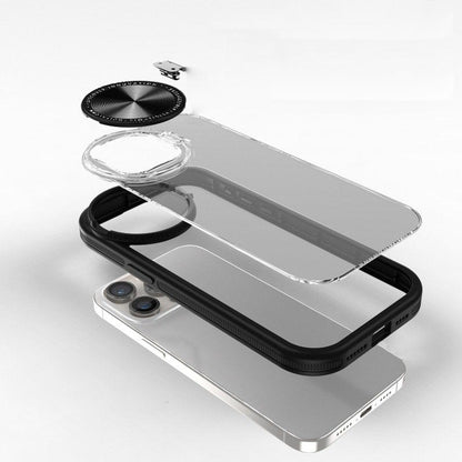 Acrylic Flip Round Lens Holder Case - iPhone