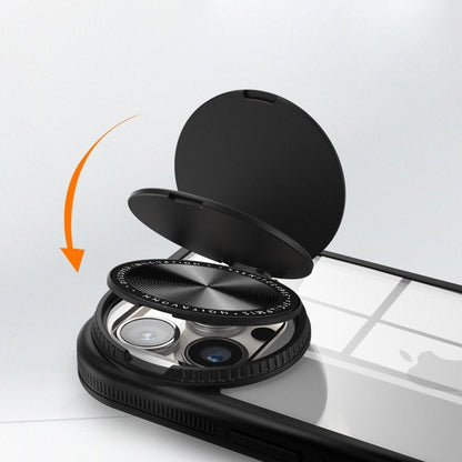 Acrylic Flip Round Lens Holder Case - iPhone