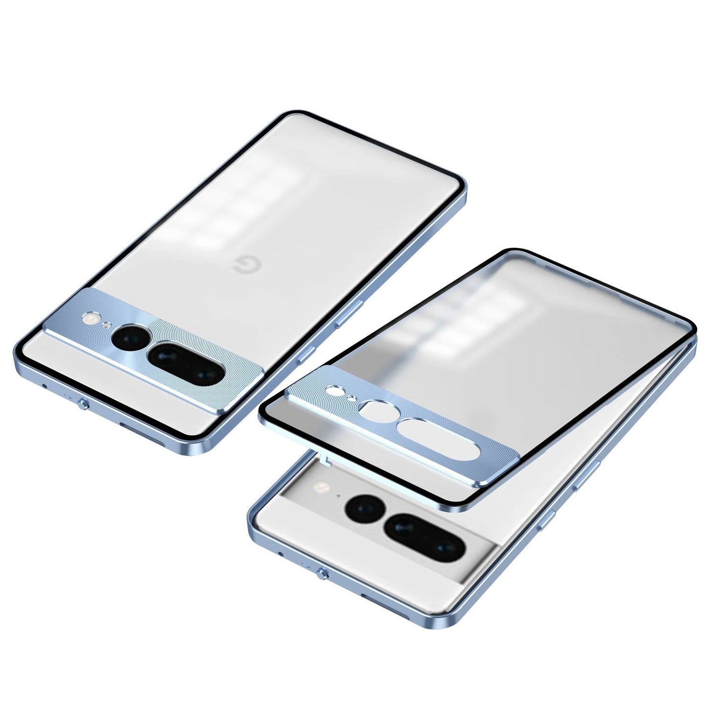 Frosty Dual Layer Metal Armor Case - Google