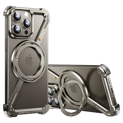 Corner Guard Titanium Magnetic Case - iPhone