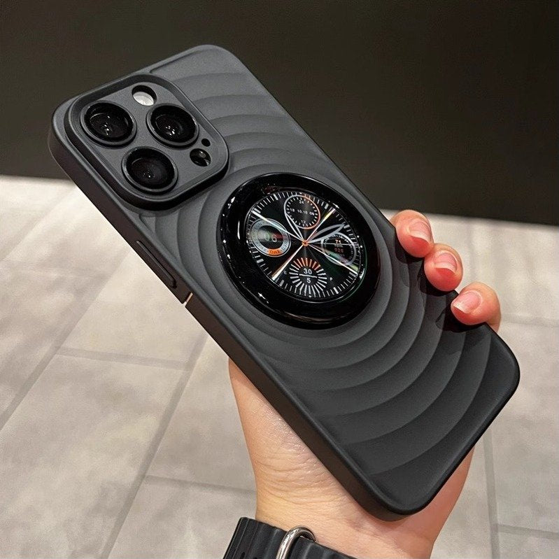 3D Frosted Built In Compass Case - iPhone