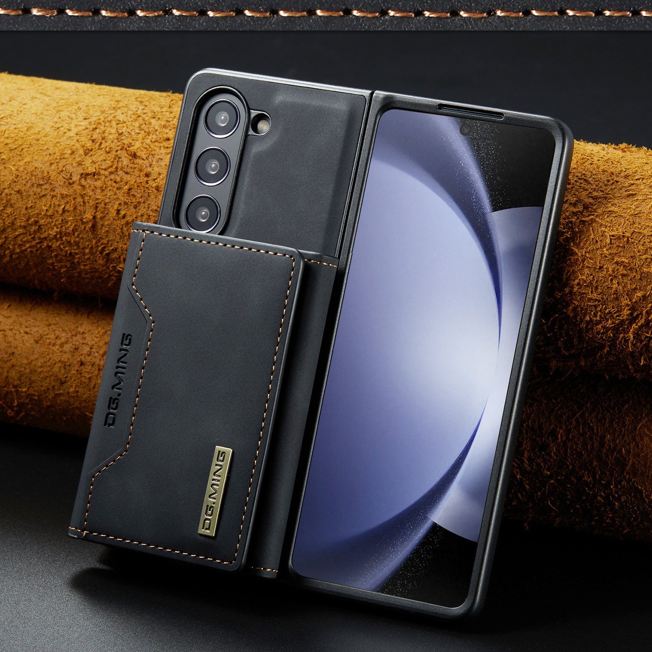 Galaxy Z Fold Series Versatile Magnetic Leather Wallet Case