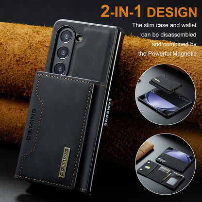 Galaxy Z Fold Series Versatile Magnetic Leather Wallet Case