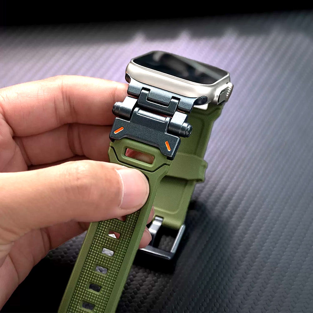 Rugged Tactical Strap for Apple Watch