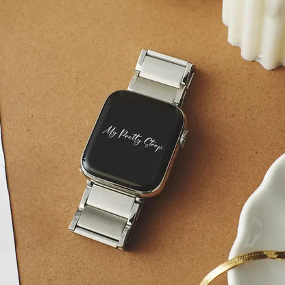 Luxury Magnetic Metal Link Strap for Apple Watch