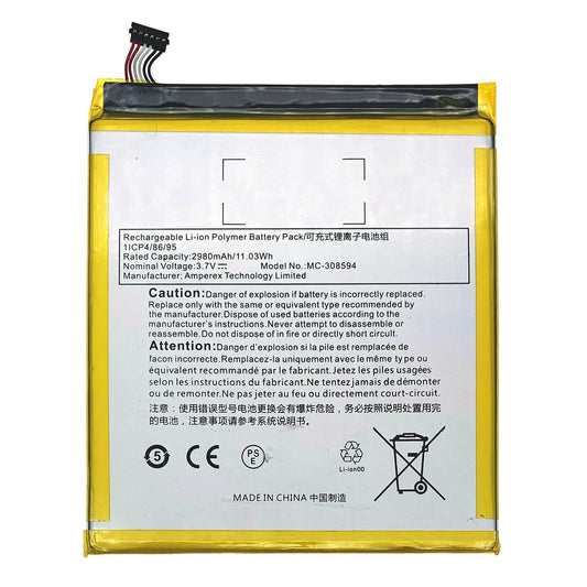 Mobile Battery For Kindle Mc 308594 - Fire 7" 5Th Generation