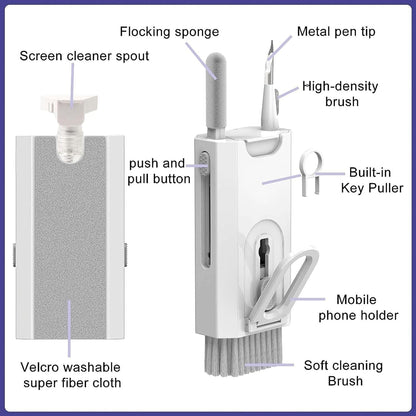 Cleaning Set For Airpod, Earphones, Neckbands, Earbuds, Tws, Headphones, Mobile & Laptop