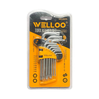 9Pcs Hex Allen Key Set