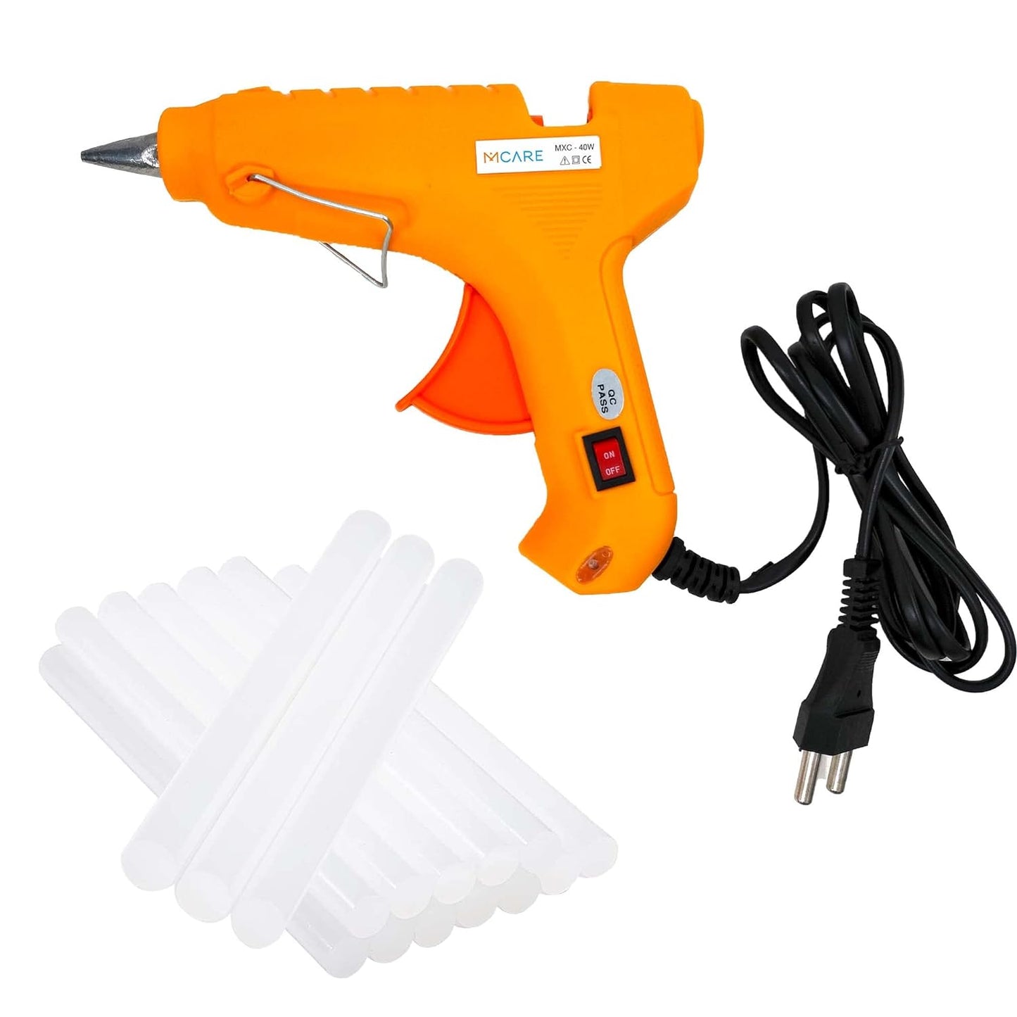 Mx - 40W Hot Melt Glue Gun, No Stringing Fast Heating Gluegun For Arts & Crafts