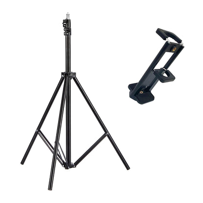 7 Feet Lightweight Long Portable Tripod Stand For Mobile Phone, Ring Light Stand, And Stand For Cameras