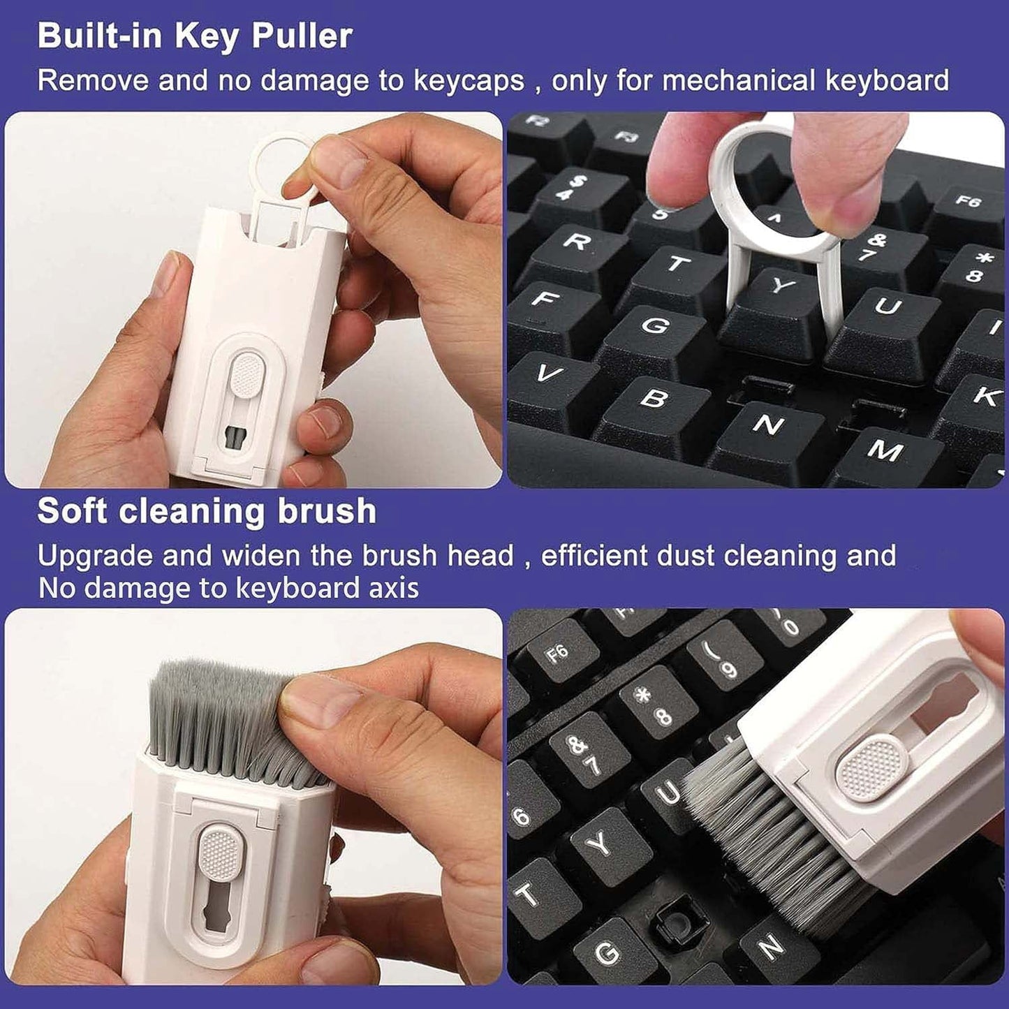 8-In-1 Cleaner Kit - Cleaner Set For Earbuds, Laptop Keyboards, Mobiles & Electronic Gadgets