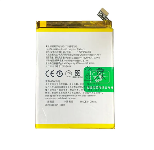 Mobile Battery For Oppo Blp857 - Oppo Realme Q3 Pro / G7 Max