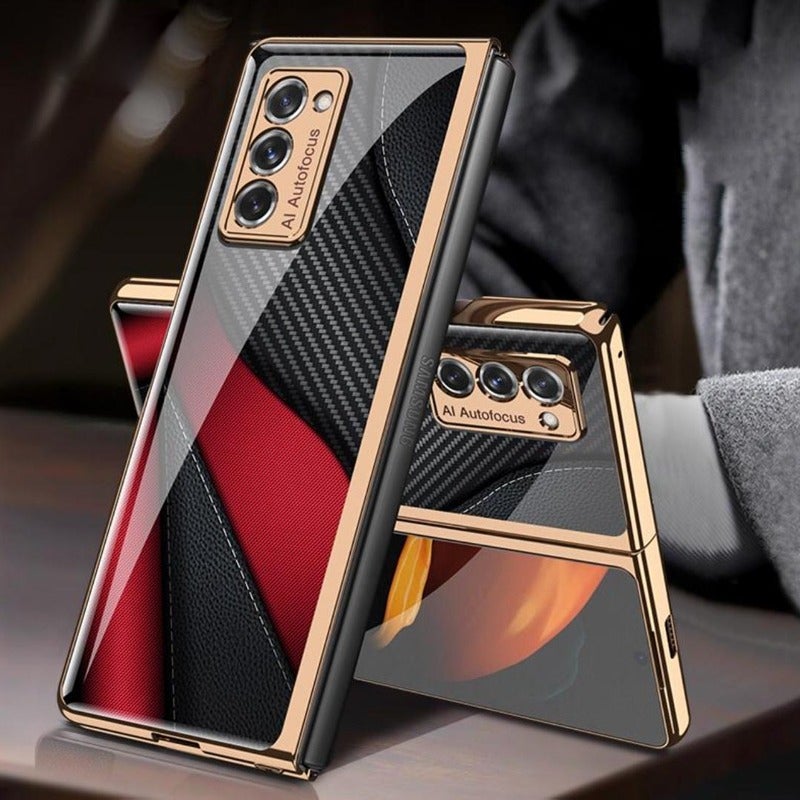 Galaxy Z Fold3 Luxury Printed Glass Case