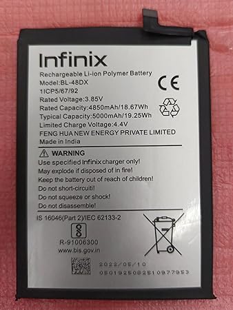 Mobile Battery For Infinix Hot 11 2022-Bl_48Dx