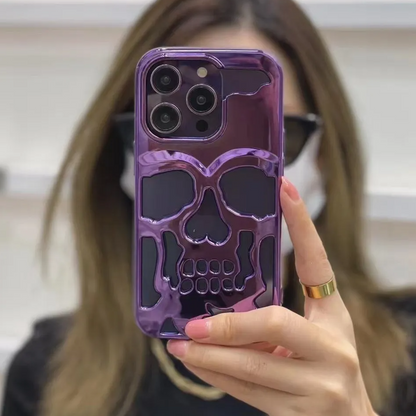 Hollow Skull Design Case - iPhone