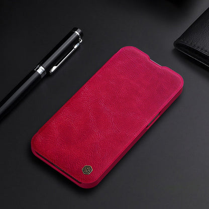 Camera Protection Qin Leather Flip Case