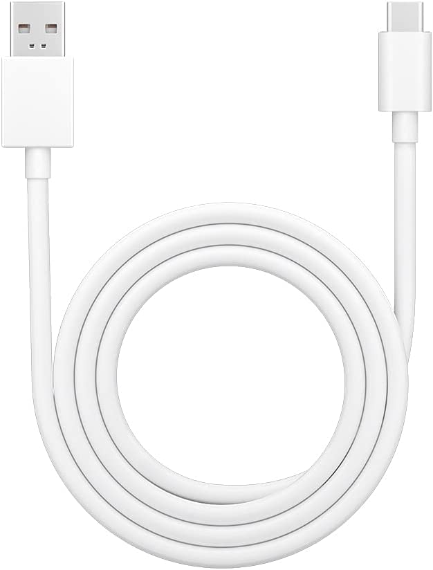 CellWave Usb To Type C Quick Charger Fast Charging Cable For Smartphone -Free 1 Meter, Sturdy Type C Cable With 4.1A Fast Charging & 480Mbps Data Transmission(White)